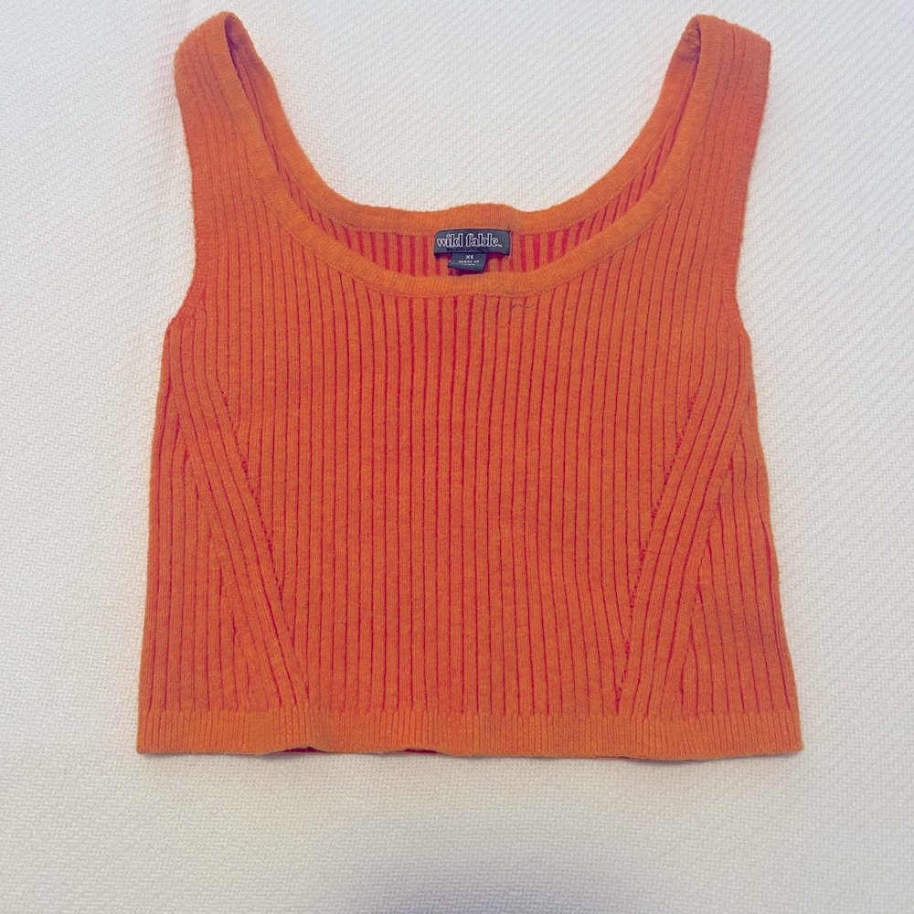 Orange Crop top